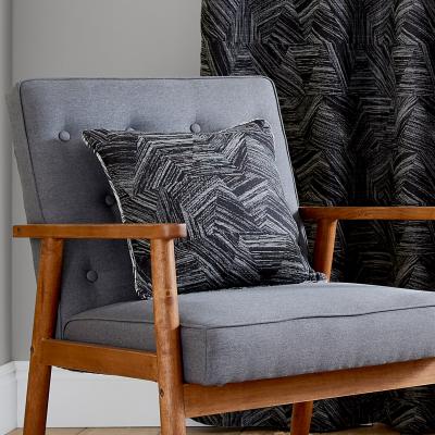 Dunelm Abstract Reversible Mono Cushion Black and white