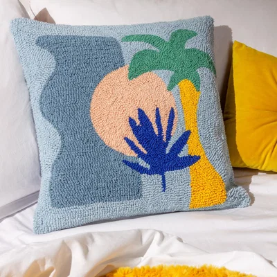 Dunelm Spritz Cushion Lilac