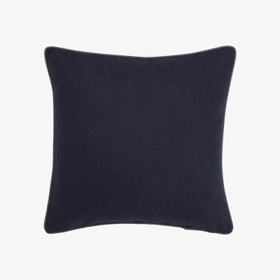 Dunelm Oscar Felt Cushion Navy Blue