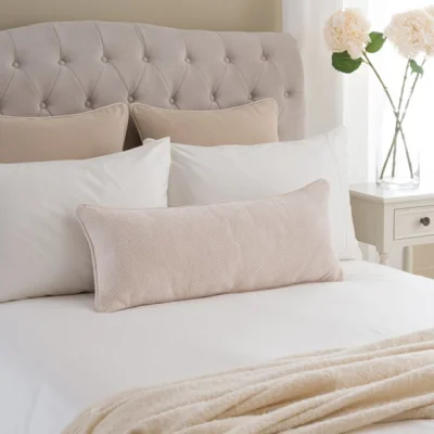 Dunelm Soft Chenille Herringbone Rectangle Cushion