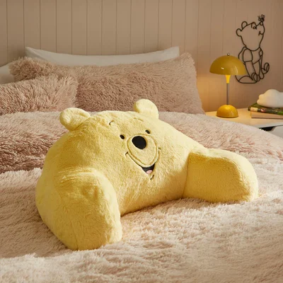 Dunelm Winnie the Pooh Cuddle Cushion Yellow