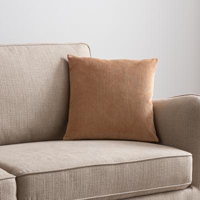 Dunelm Velour Cushion Camel