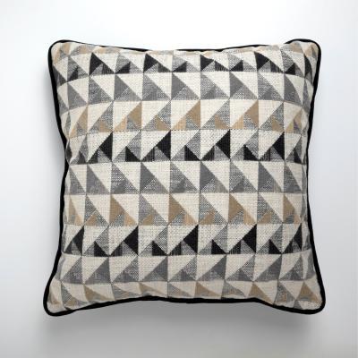 Dunelm Portland Triangle Cushion Chocolate (Brown)