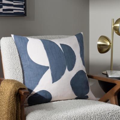 Dunelm Meta Cushion Blue