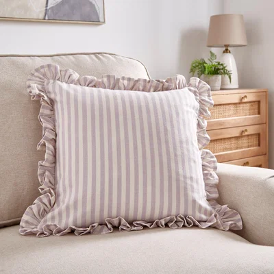 Dunelm Pride & Joy Linford Frill Lilac Cushion Lilac
