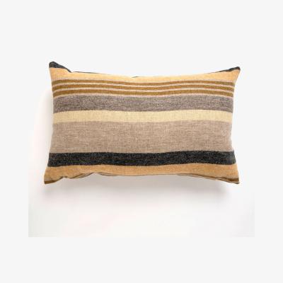 Dunelm Large Ochre Striped Cushion Ochre