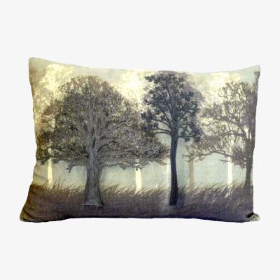 Dunelm Forest Glade Cushion Grey