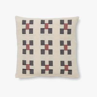 Dunelm Printed Woven Cotton Cushion MultiColoured