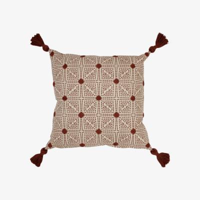 Dunelm Chia Red Clay Cushion Red Clay