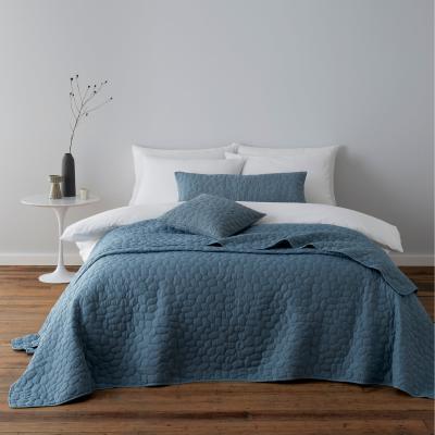 Dunelm Pebble Teal Cushion Blue