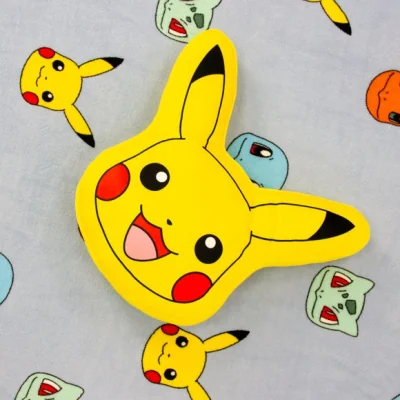 Dunelm Pokemon Goodbye Pikachu Face Cushion