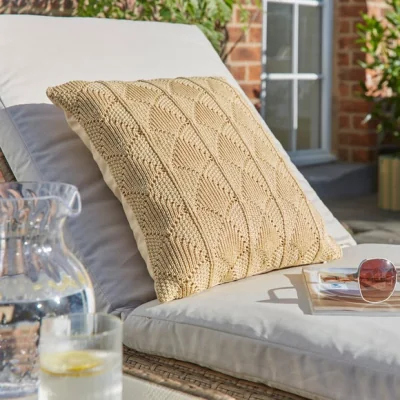Dunelm Rattan Outdoor Cushion