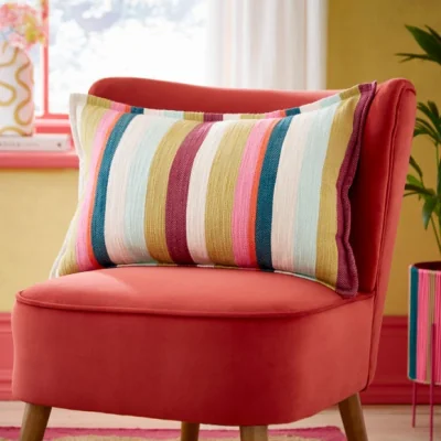 Dunelm Sophie Robinson Berber Stripe Rectangular Cushion