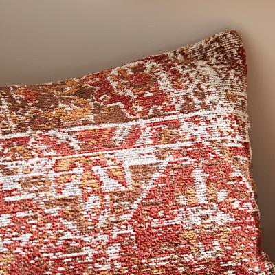 Dunelm Distressed Chenille Cotton Cushion