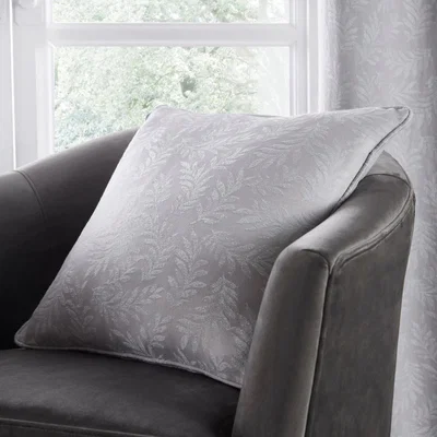 Dunelm Telford Cushion Silver