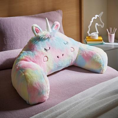 Dunelm Pastel Unicorn Cuddle Cushion Pink