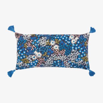Dunelm Joules Springtime Ditsy Boudoir Cushion Navy (Blue)