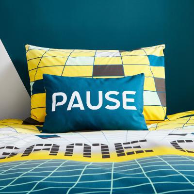 Dunelm Game On Cushion Green