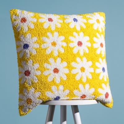 Dunelm Daisy Cushion Yellow