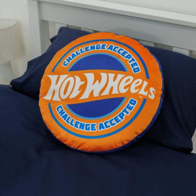 Dunelm Hot Wheels Race Cushion Orange