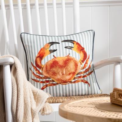 Dunelm Evans Lichfield Salcombe Crab Square Cushion MultiColoured