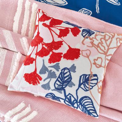 Dunelm Joules Crayon Floral Cushion MultiColoured