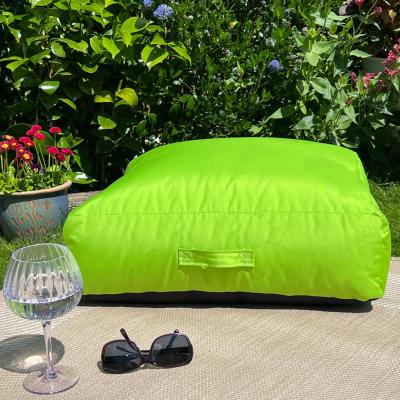 Dunelm Daro Ventura Outdoor Square Floor Cushion Lime (Green)