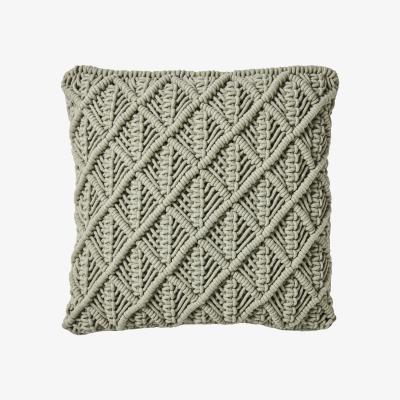 Dunelm Macrame Lilypad Cushion Lilypad