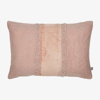 Dunelm Arial Dusky Pink Velvet Cushion Dusky Pink