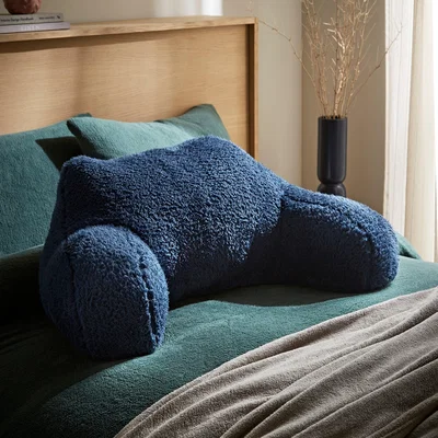 Dunelm Teddy Bear Cuddle Cushion Teddy Navy