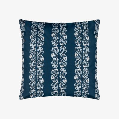 Dunelm Paoletti Kalindi Stripe Large Outdoor Cushion Navy