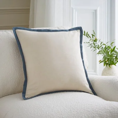 Dunelm Natural Oxford Edge Square Cushion
