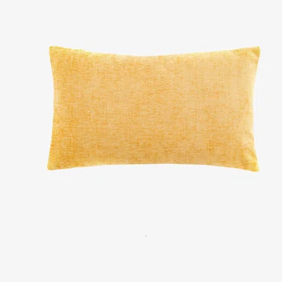 Dunelm Chenille Rectangular Cushion Ochre