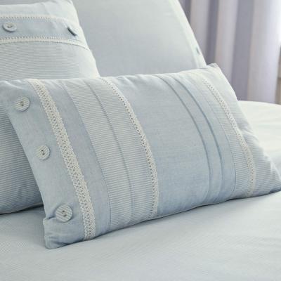 Dunelm Millie Blue Boudoir Cushion Blue