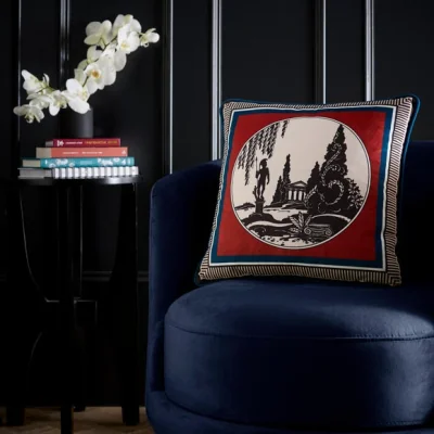 Dunelm Laurence Llewelyn-Bowen Arcadia Velvet Square Cushion