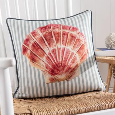 Dunelm Evans Lichfield Salcombe Scallop Square Cushion MultiColoured