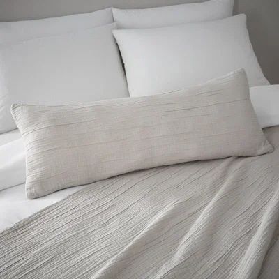 Dunelm Ragen Rectangle Cushion Grey