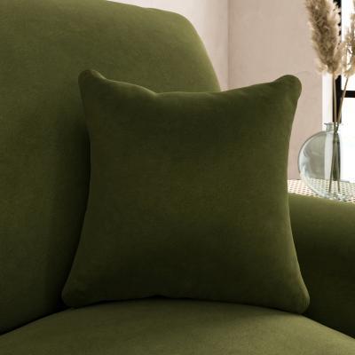 Dunelm Luxury Velvet Scatter Cushion Luxury Velvet Olive