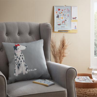 Dunelm Dalmatian Cushion MultiColoured