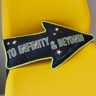 Dunelm Disney Buzz Lightyear Cushion Black