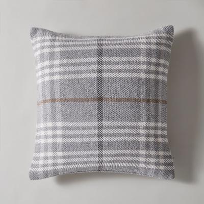 Dunelm Countryman Check Cushion Grey