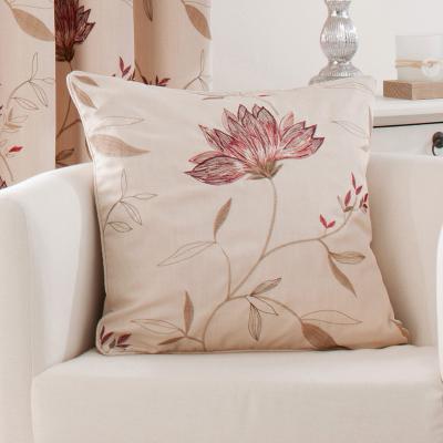 Dunelm Amelia Red Cushion Red