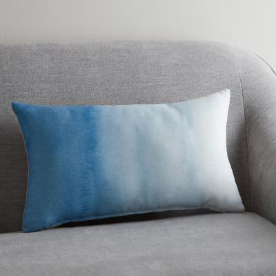 Dunelm Blue Ombre Cushion MultiColoured