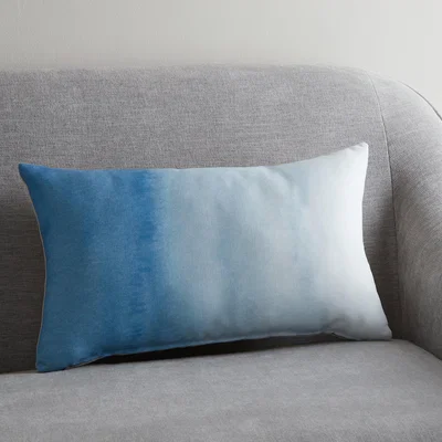 Dunelm Blue Ombre Cushion MultiColoured