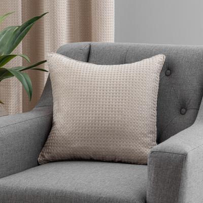 Dunelm Recycled Basketweave Cushion White Sand