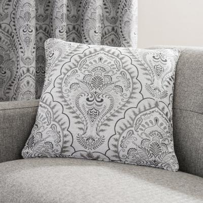 Dunelm Leonardo Cushion Grey and White