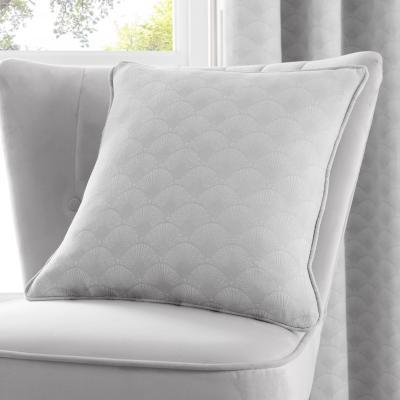 Dunelm Tiffany Cushion Silver