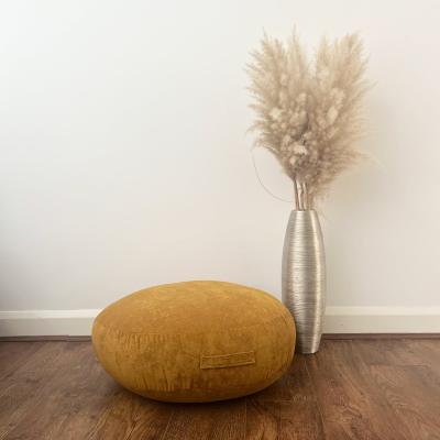 Dunelm Daro Kensington Round Floor Cushion Ochre