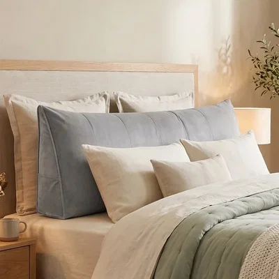 Dunelm Velvet Headboard Bolster Cushion