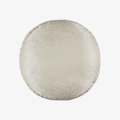 Dunelm Destressed Champagne Floor Cushion Beige